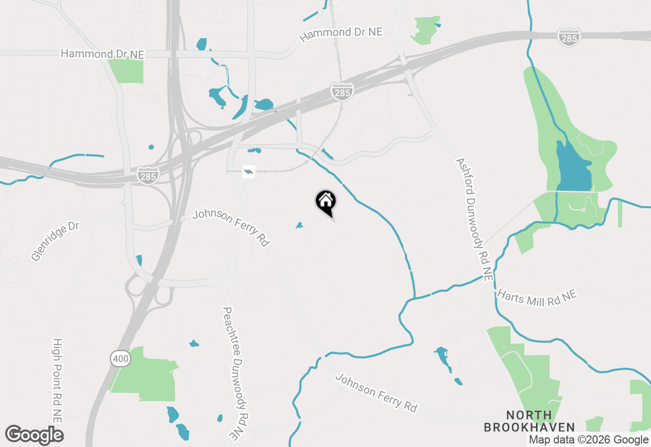 Map of 1153 Byrnwyck Court Ne, Brookhaven, GA 30319