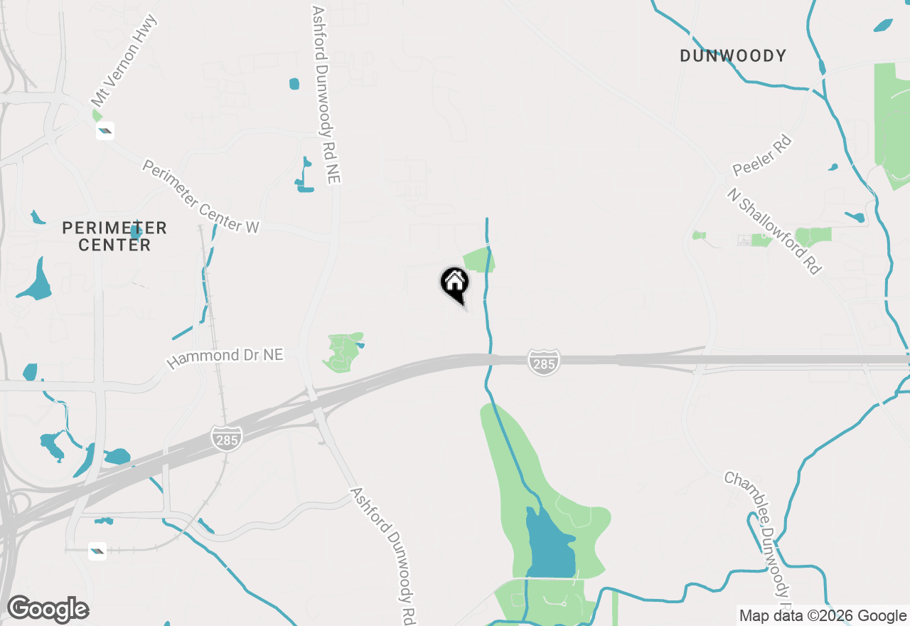 Map of 4228 Townsend Lane, Dunwoody, GA 30346