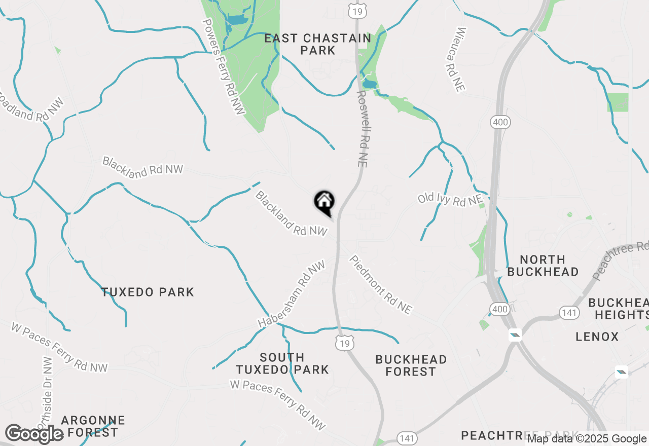 Map of 17 Blackland Road, Atlanta, GA 30342