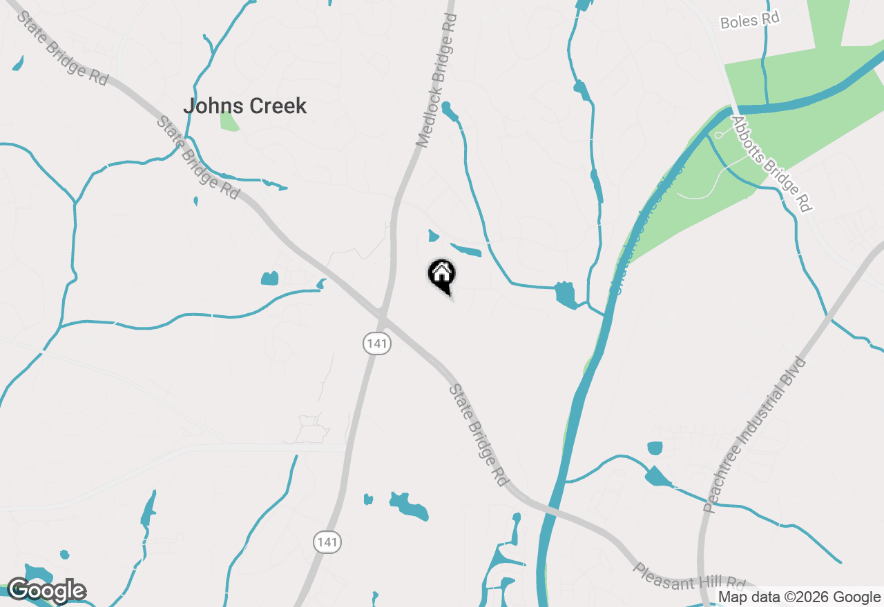 Map of 608 Eagle Creek Pointe, Johns Creek, GA 30097