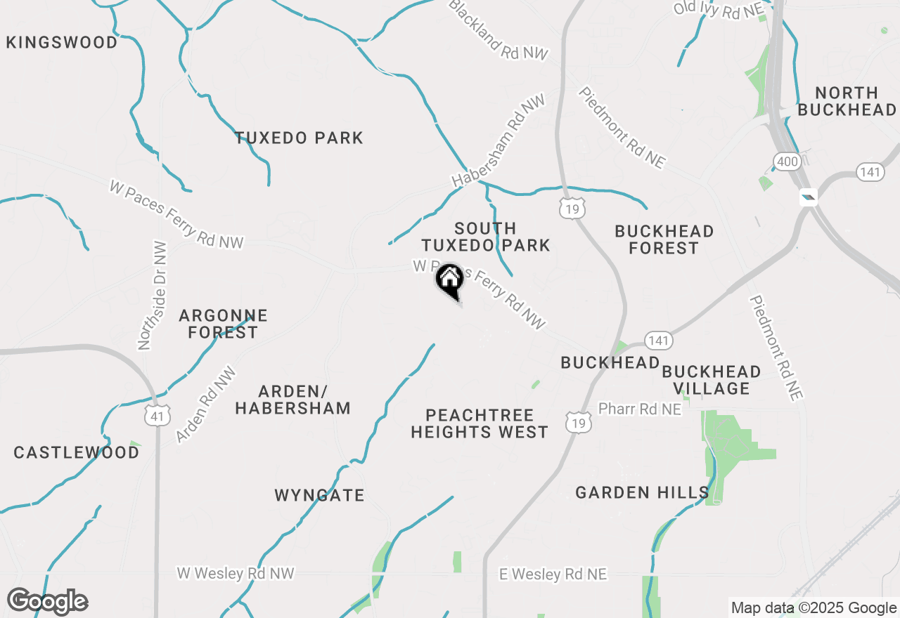 Map of 3184 Andrews Court Nw, Atlanta, GA 30305