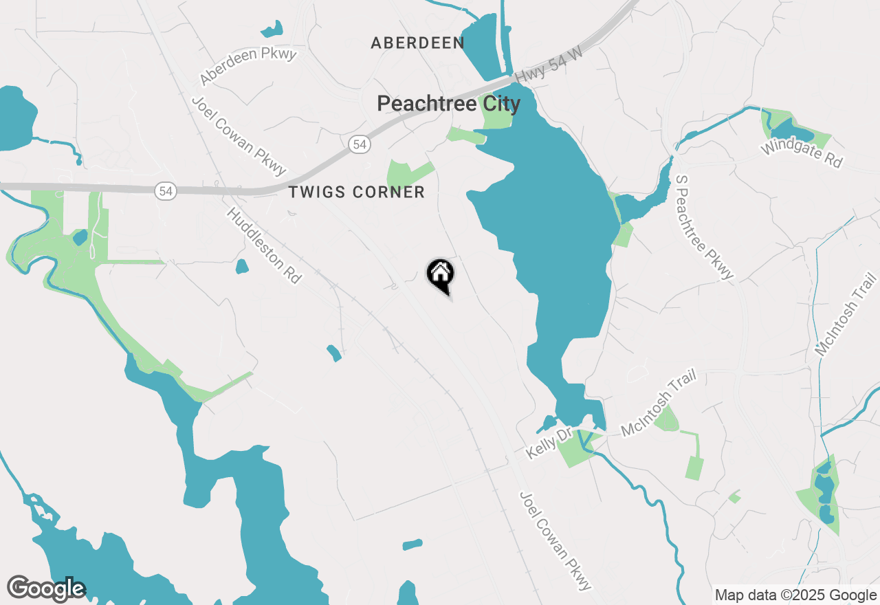 Map of 213 Cedar Drive, Peachtree City, GA 30269