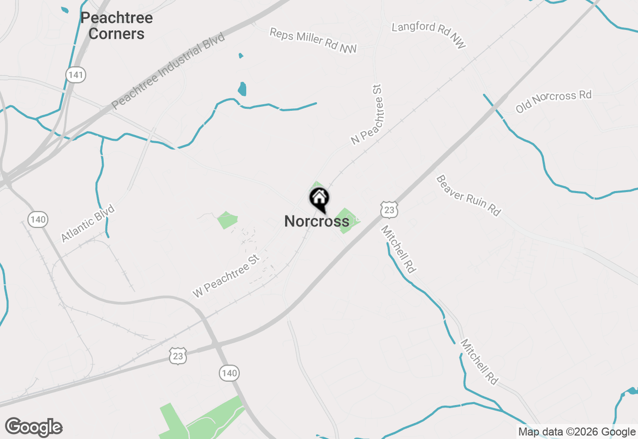 Map of 2878 Ollie Avenue, Norcross, GA 30071