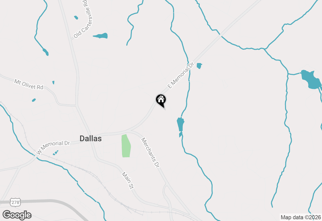 Map of 291 E Memorial Drive, Dallas, GA 30132