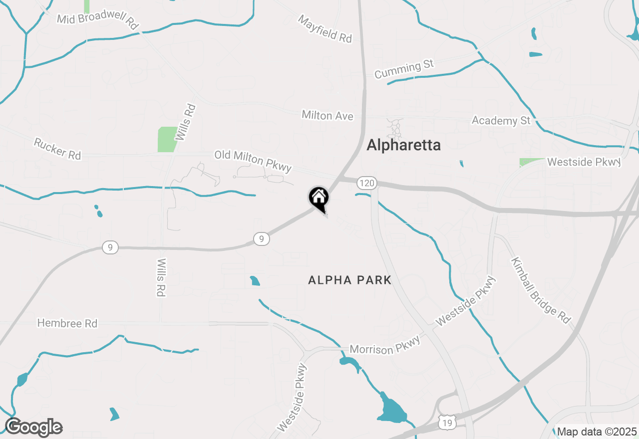 Map of 129 Devore Road #205, Alpharetta, GA 30009