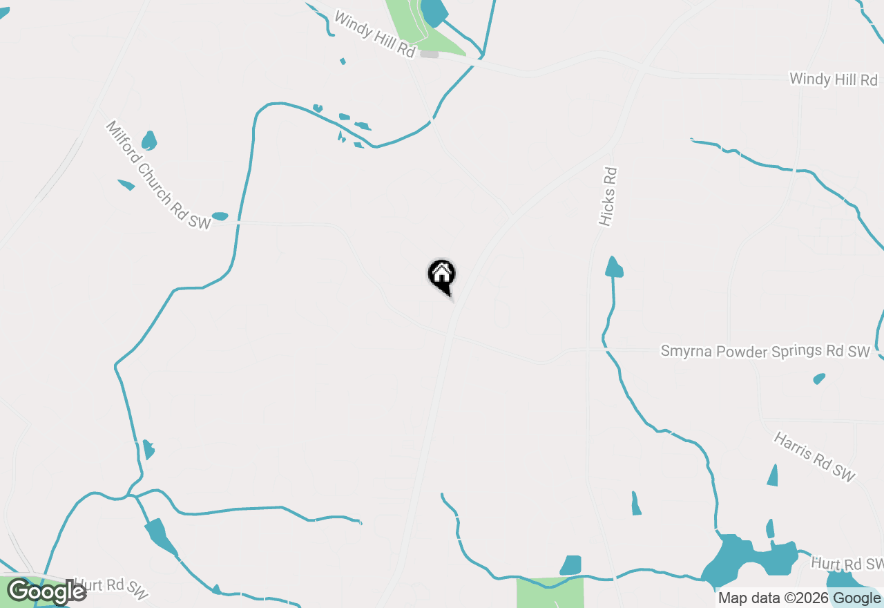 Map of 1251 Willamette Way, Marietta, GA 30008