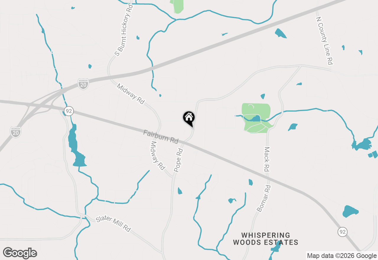 Map of 3720 W County Line Road, Douglasville, GA 30135