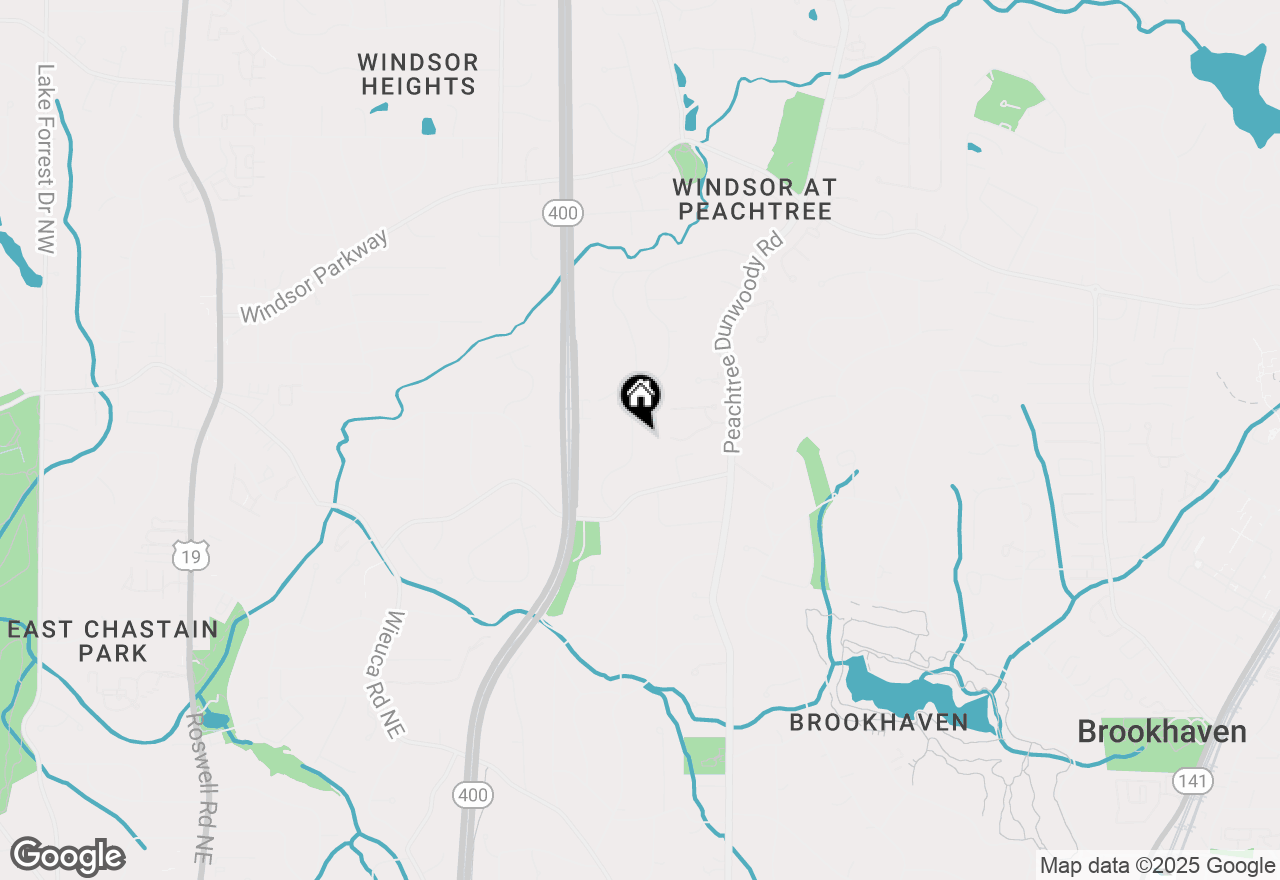 Map of 4449 Glengary Drive Ne, Atlanta, GA 30342