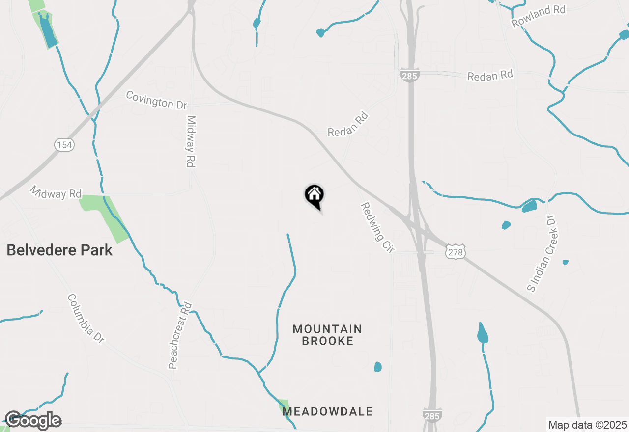 Map of 1376 Cornwall Road, Decatur, GA 30032