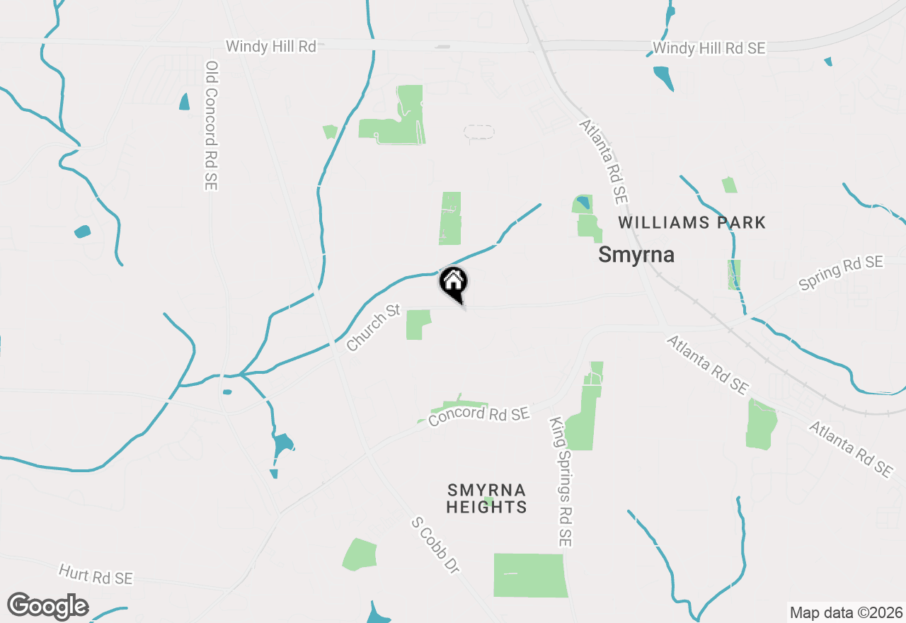 Map of 960 Church Street Se, Smyrna, GA 30080