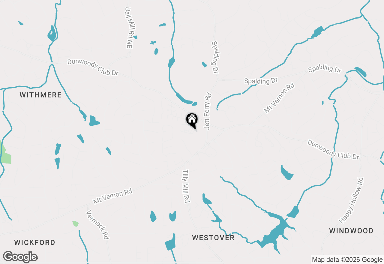 Map of 5429 Trentham Drive, Atlanta, GA 30338