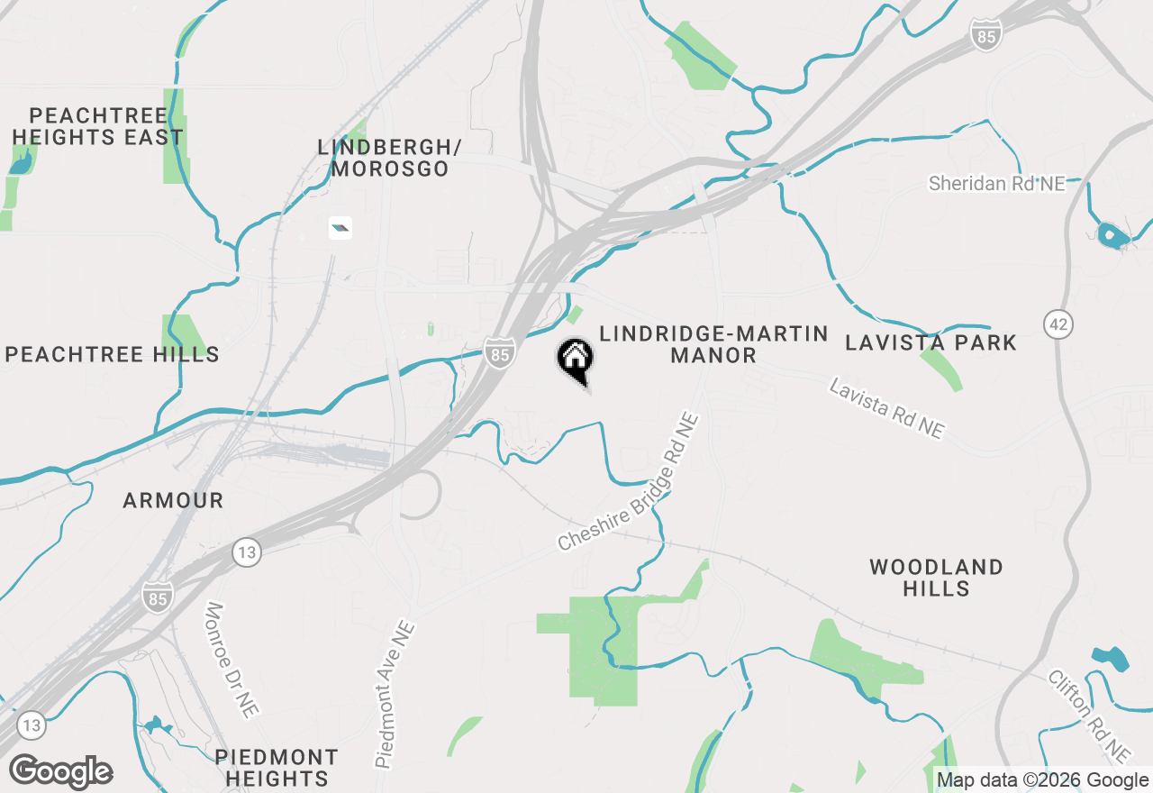 Map of 903 Cardova Drive Ne, Atlanta, GA 30324