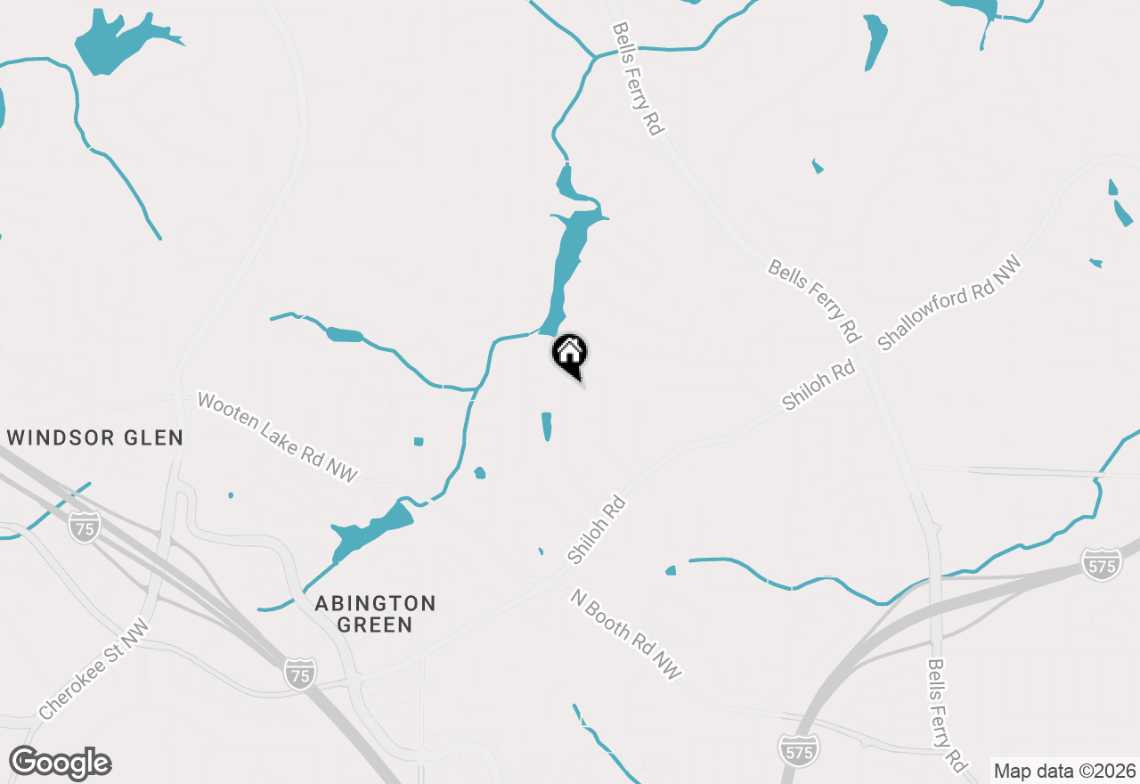 Map of 4314 Edgewater Drive Nw, Kennesaw, GA 30144