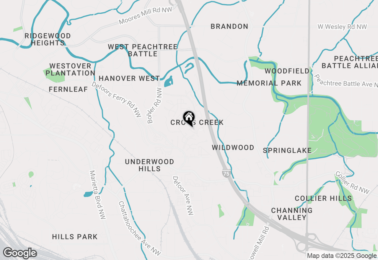 Map of 109 Maison Place Nw, Atlanta, GA 30327