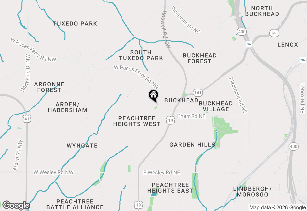 Map of 3060 Pharr Court North Nw #821, Atlanta, GA 30305