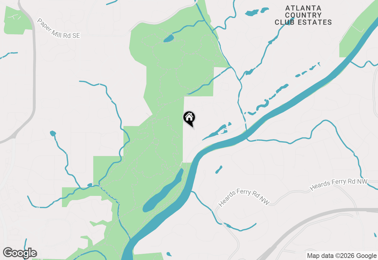 Map of 905 Riverview Drive Se, Marietta, GA 30067