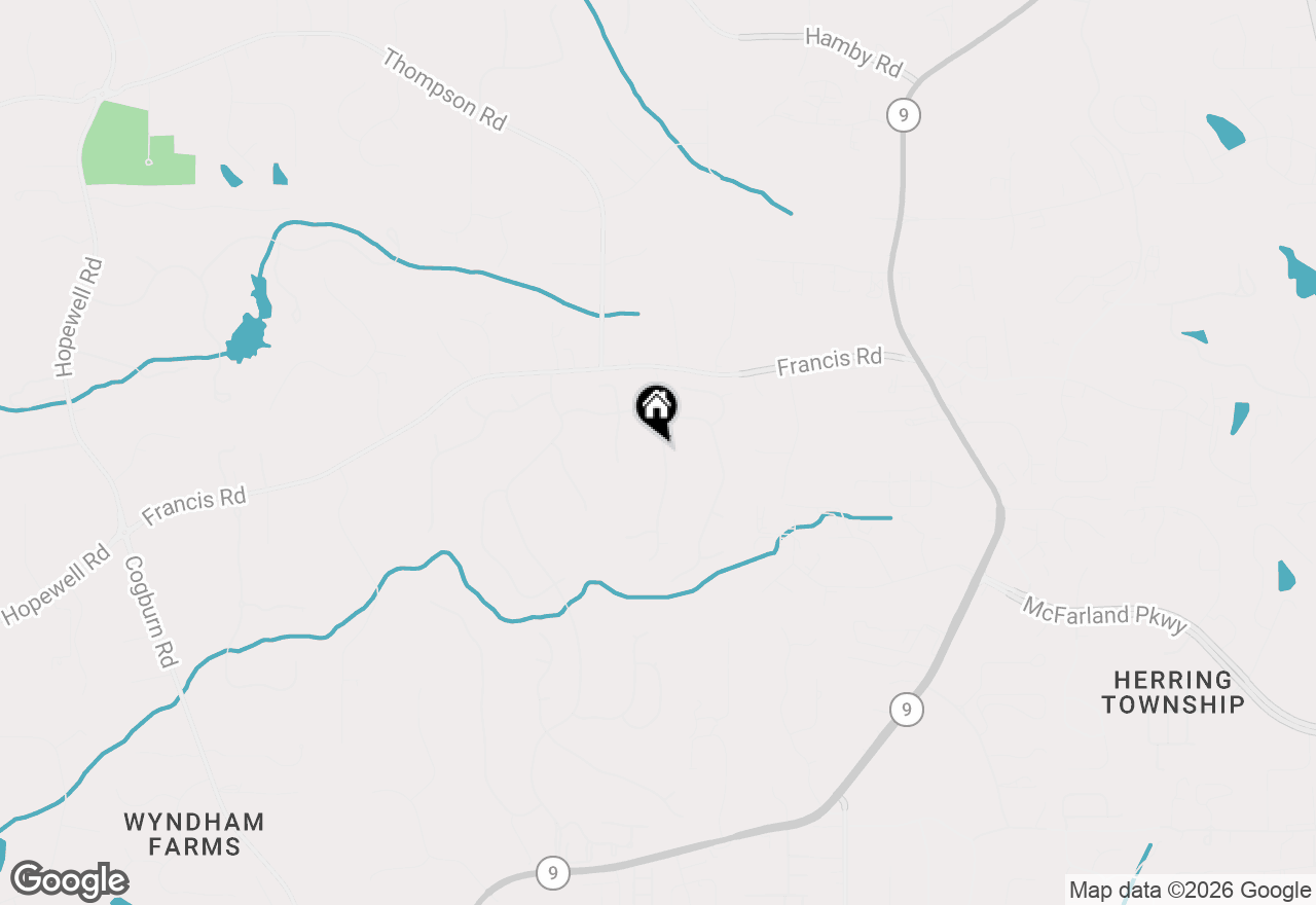 Map of 345 Majestic Cove, Milton, GA 30004