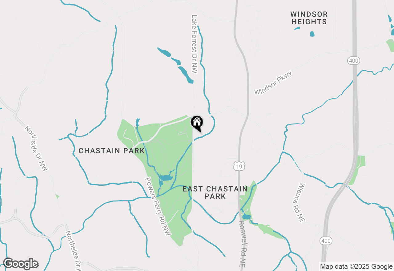 Map of 4391 Lake Forrest Drive Ne, Atlanta, GA 30342