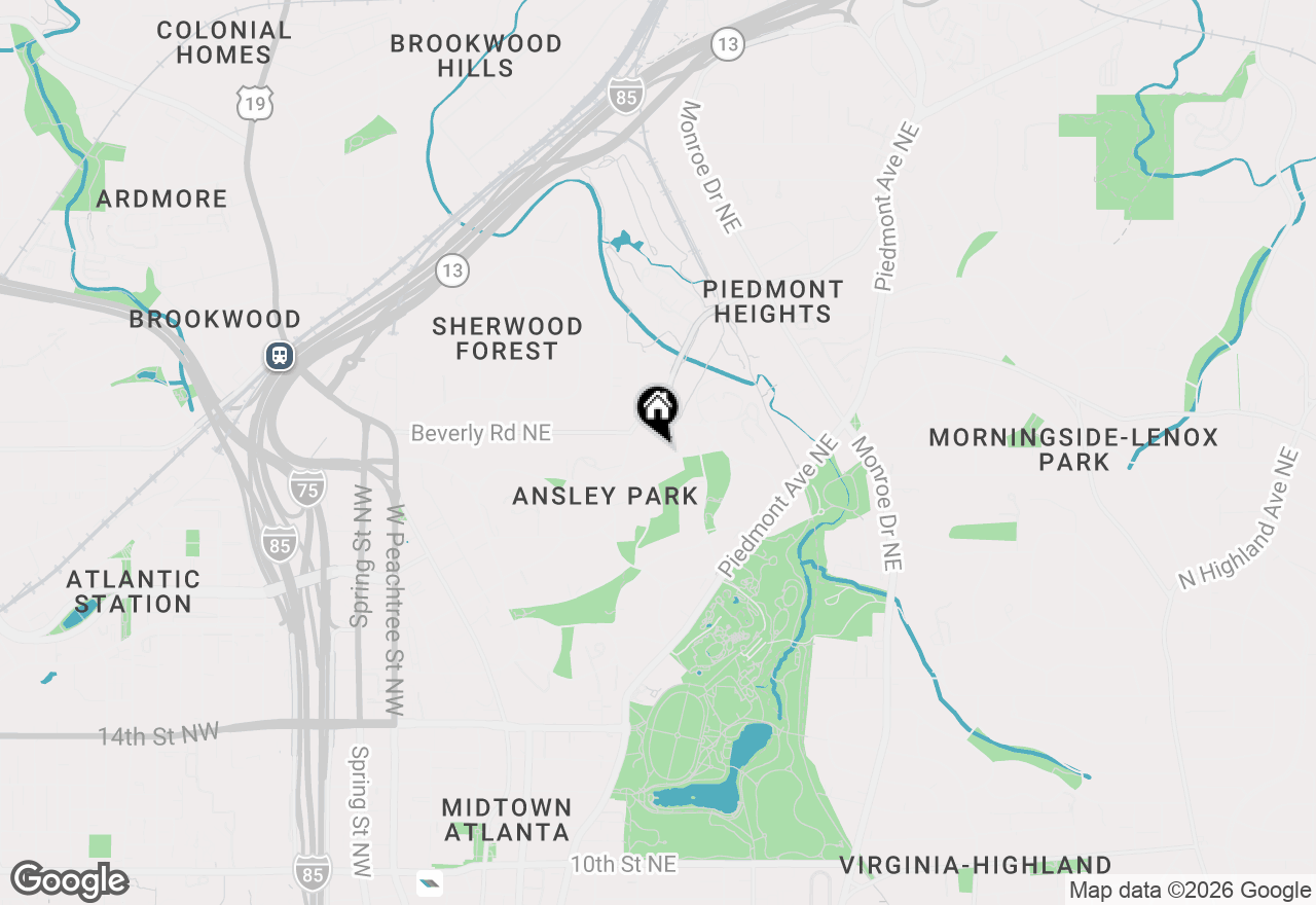 Map of 70 Maddox Drive Ne, Atlanta, GA 30309
