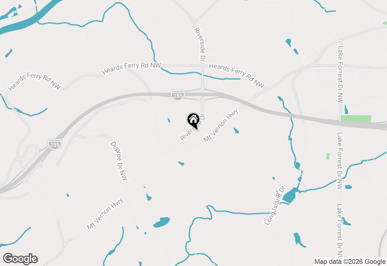 Map of 5759 Riverside Drive, Atlanta, GA 30327