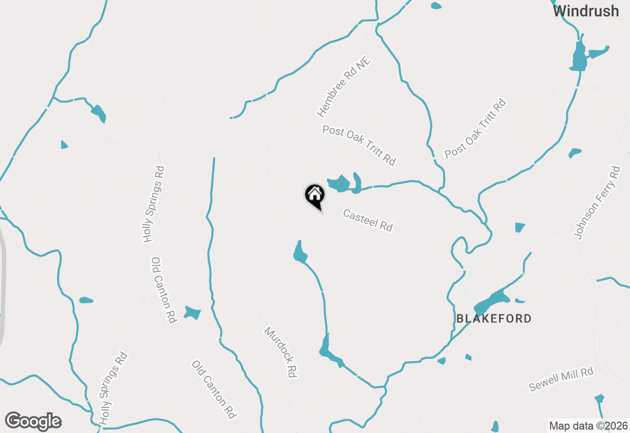 Map of 3170 Normandy Circle Ne, Marietta, GA 30062