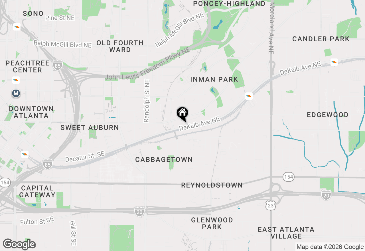 Map of 15 Waddell Street Ne #303, Atlanta, GA 30307