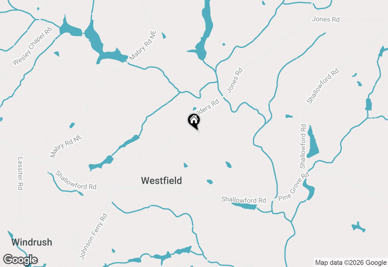 Map of 1700 Ellenwood Drive Ne, Roswell, GA 30075