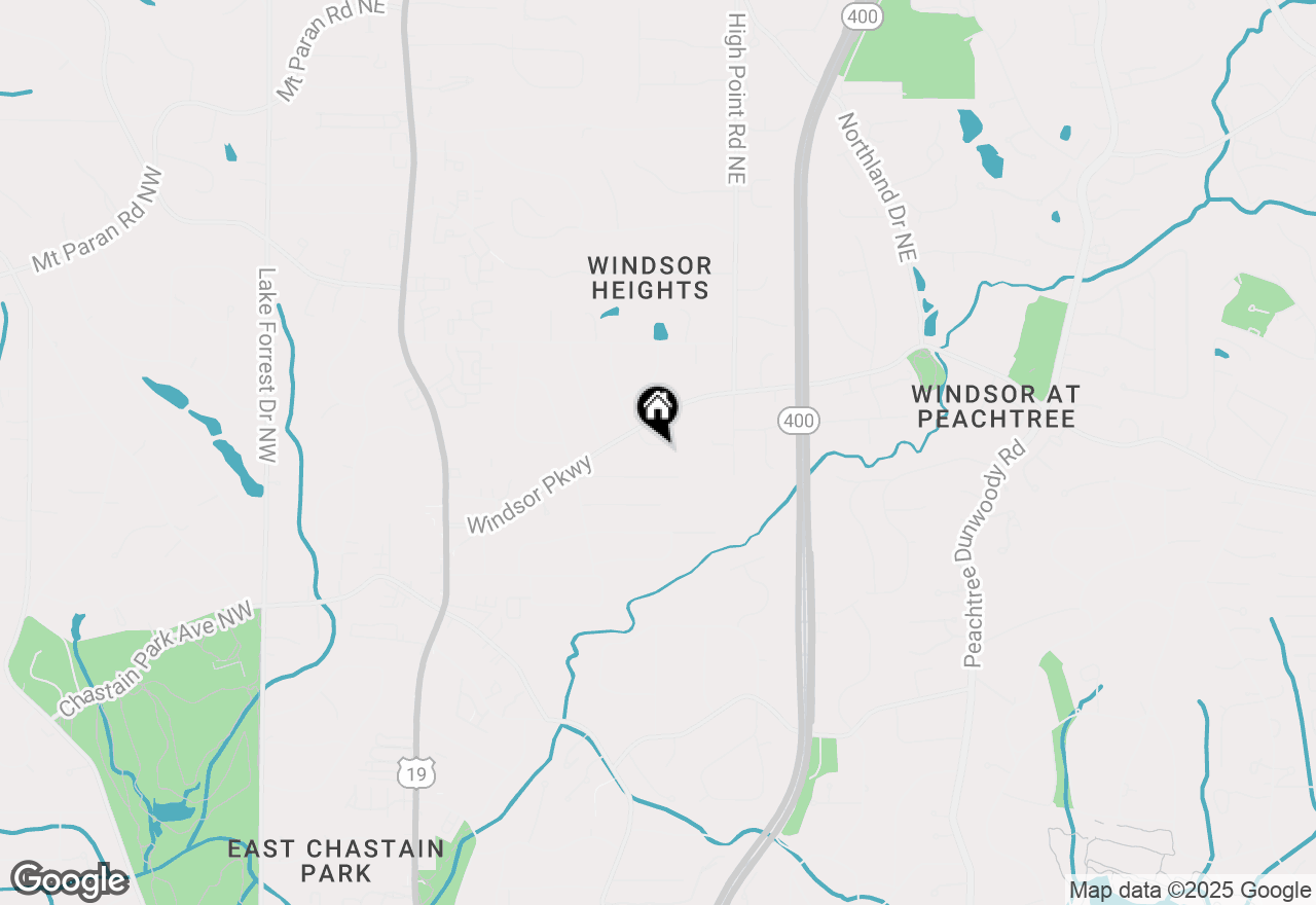 Map of 497 Pine Haven Lane, Atlanta, GA 30342