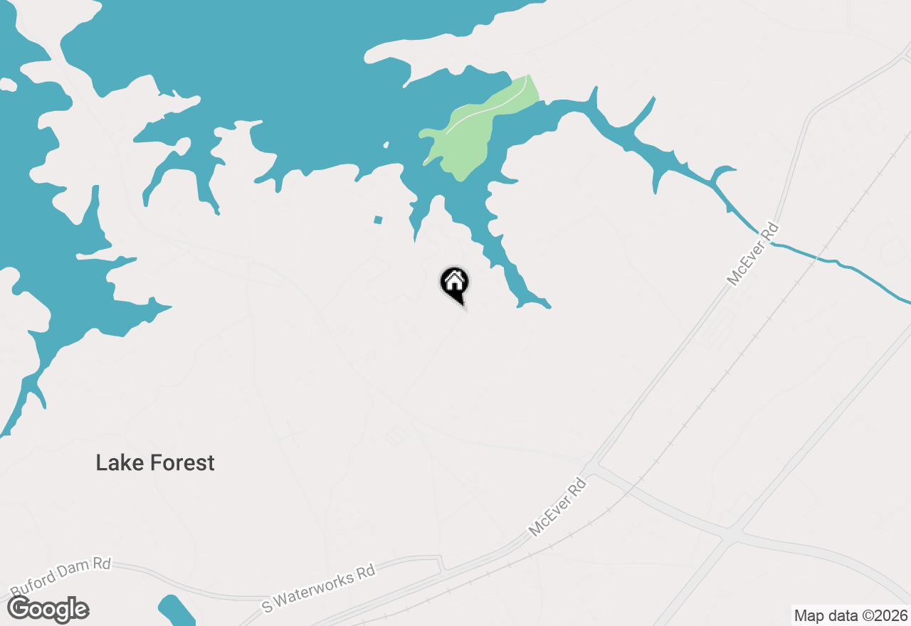 Map of 3296 Shoreland Drive, Buford, GA 30518