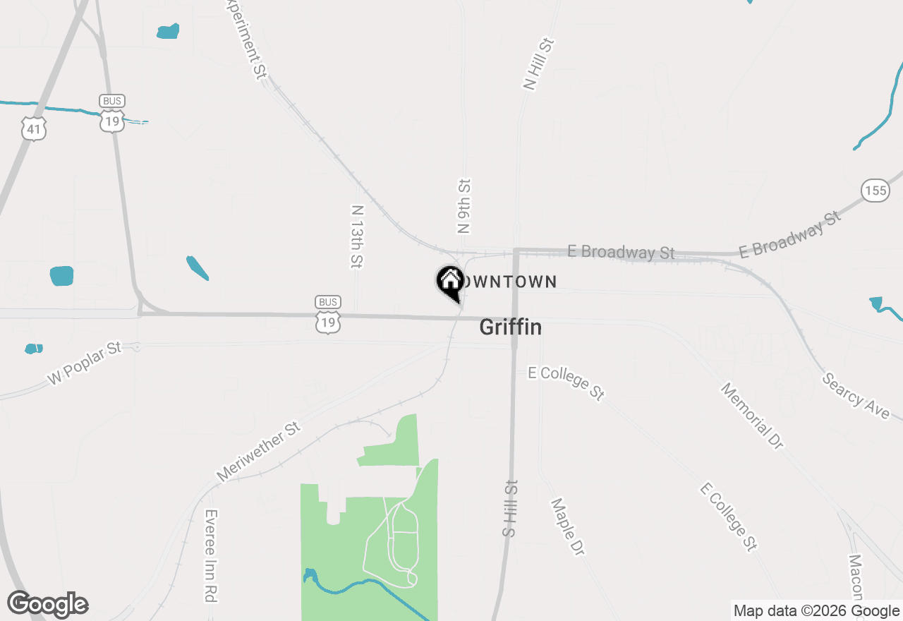 Map of 309 W Taylor Street, Griffin, GA 30223