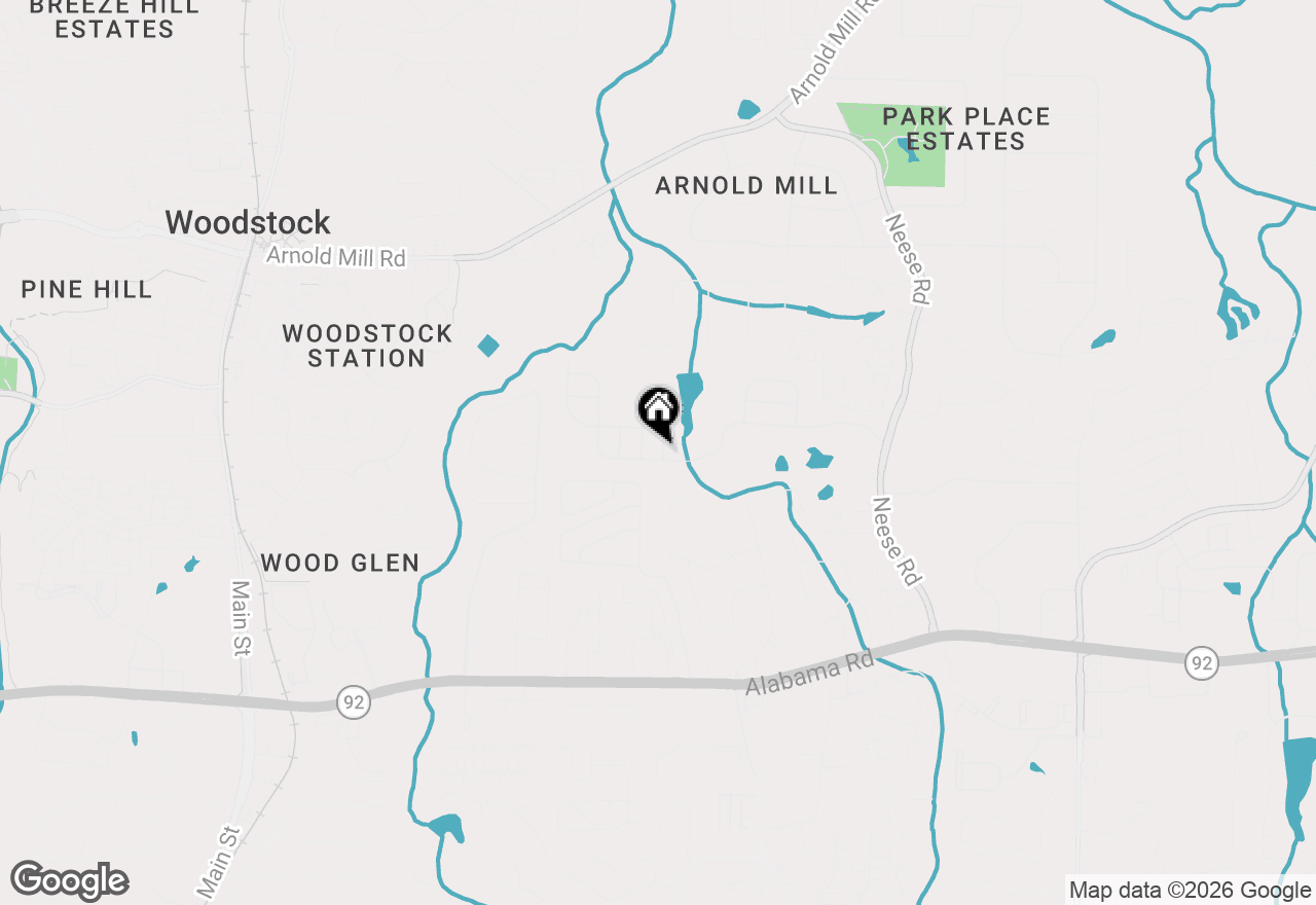 Map of 501 Rokeby Drive, Woodstock, GA 30188