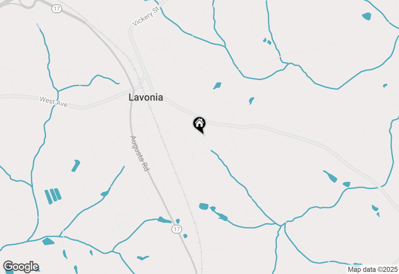 Map of 42 Luckie Street, Lavonia, GA 30553