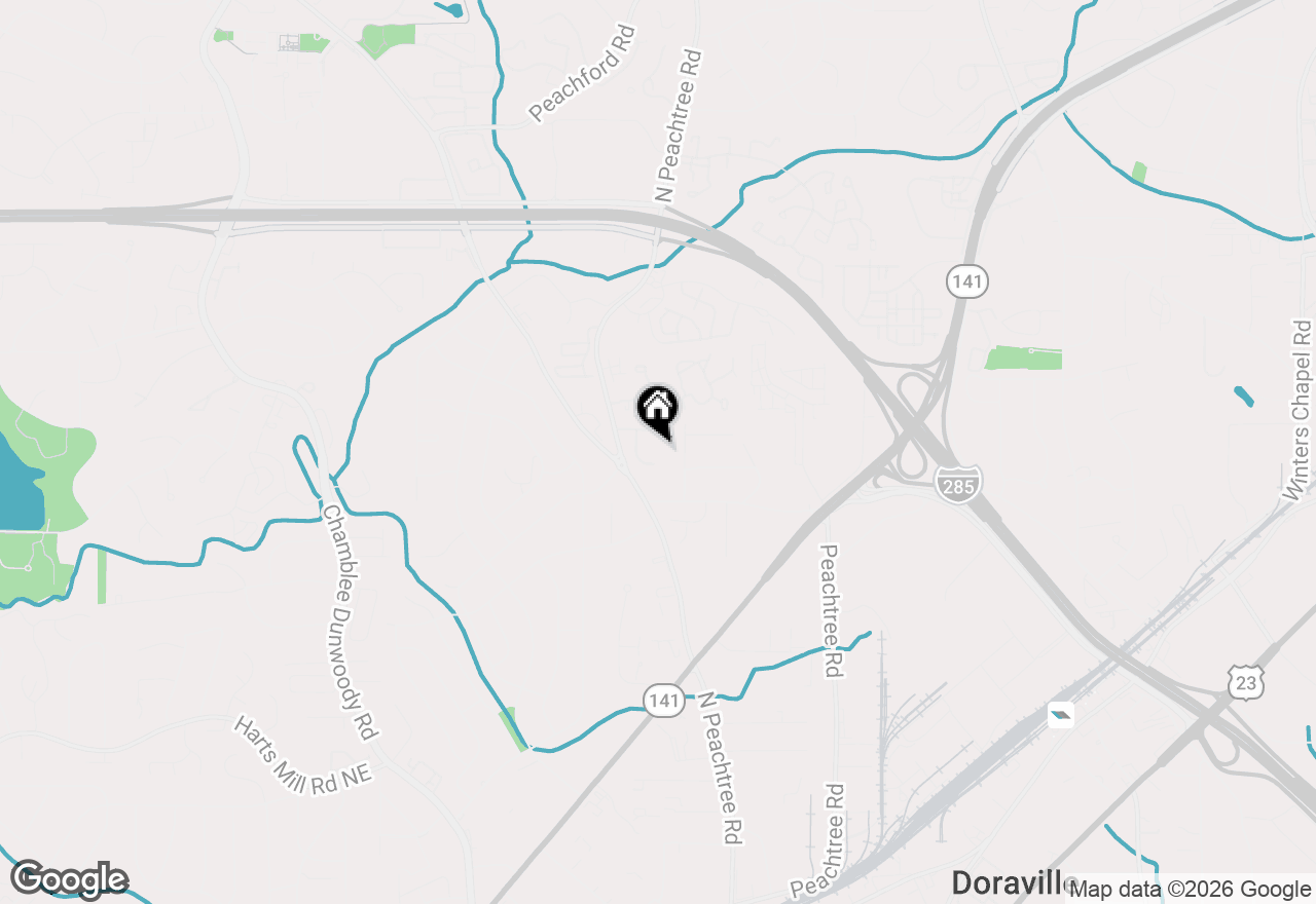 Map of 3997 Elm Street, Atlanta, GA 30341