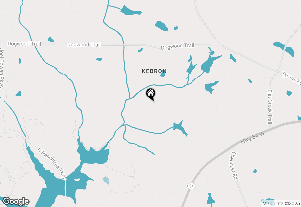 Map of 1135 Astoria Lane, Peachtree City, GA 30269