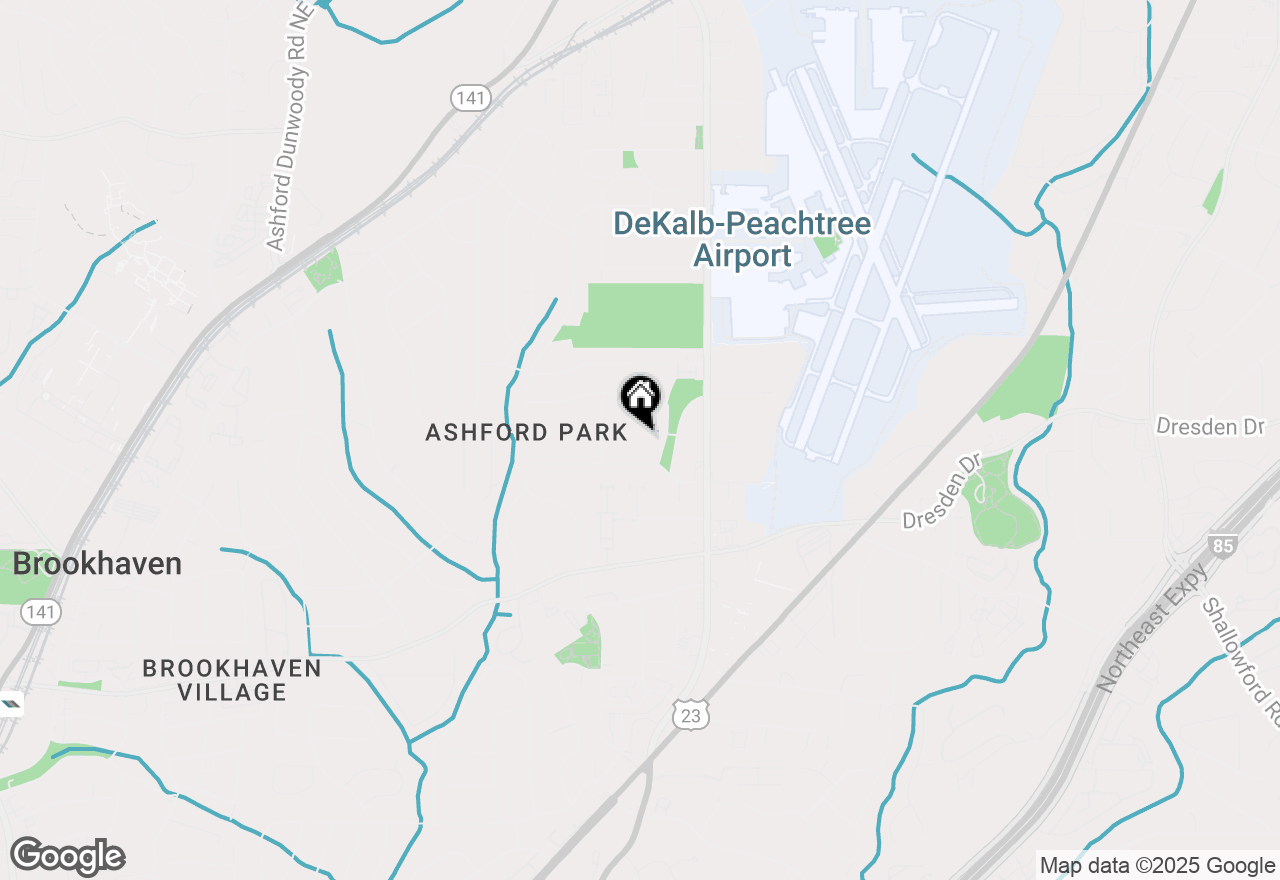 Map of 1869 Duke Road, Brookhaven, GA 30341