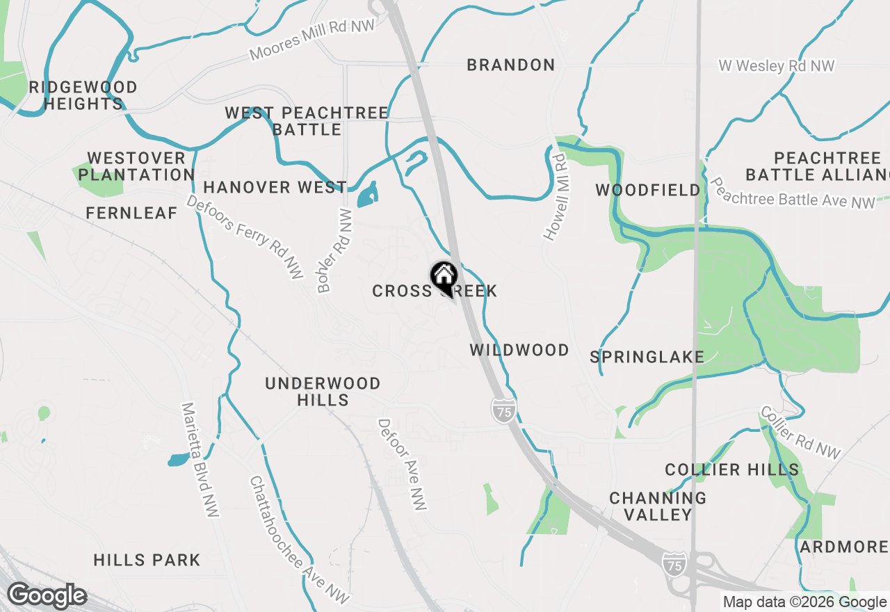 Map of 225 Triumph Drive Nw, Atlanta, GA 30327