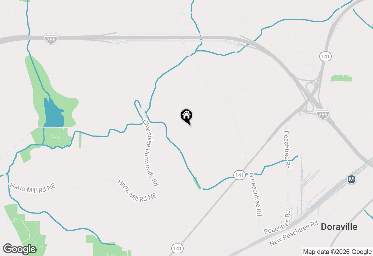 Map of 3981 Longview Drive, Chamblee, GA 30341