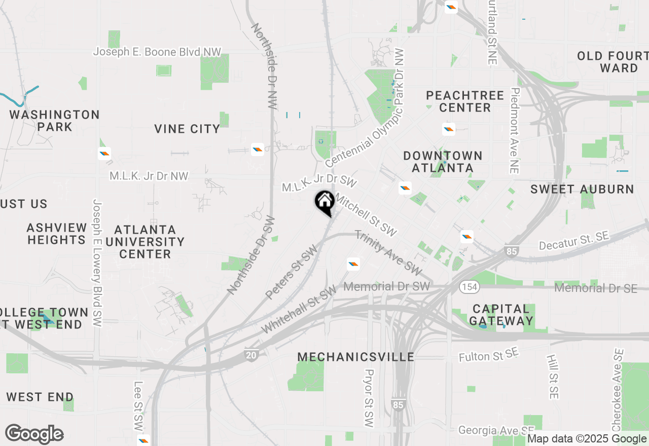 Map of 326 Nelson Street Sw #308, Atlanta, GA 30313