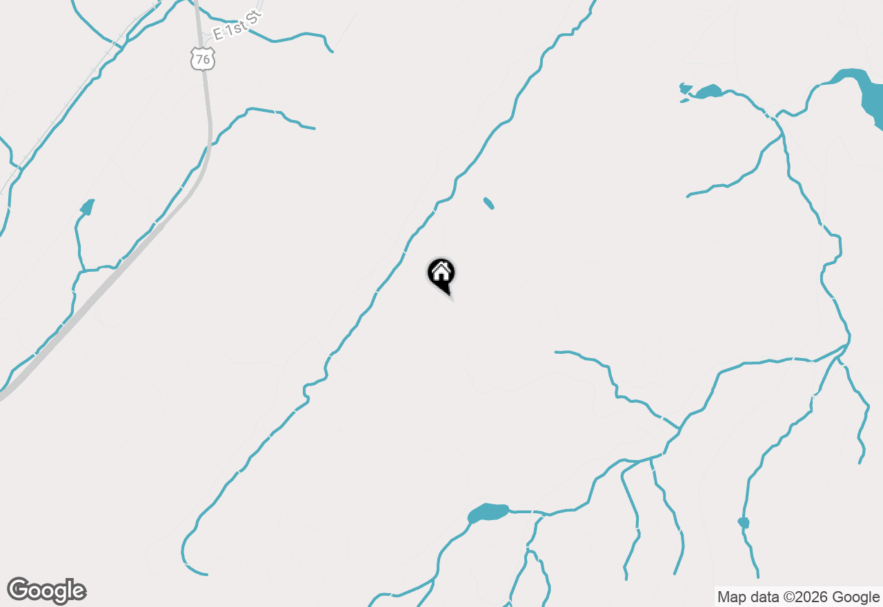 Map of 573 Weaver Creek Way, Blue Ridge, GA 30513