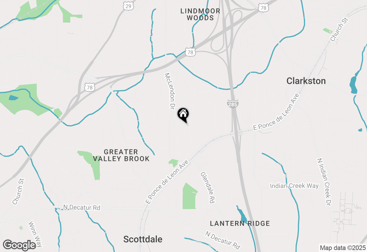 Map of 898 Verona Drive, Clarkston, GA 30021