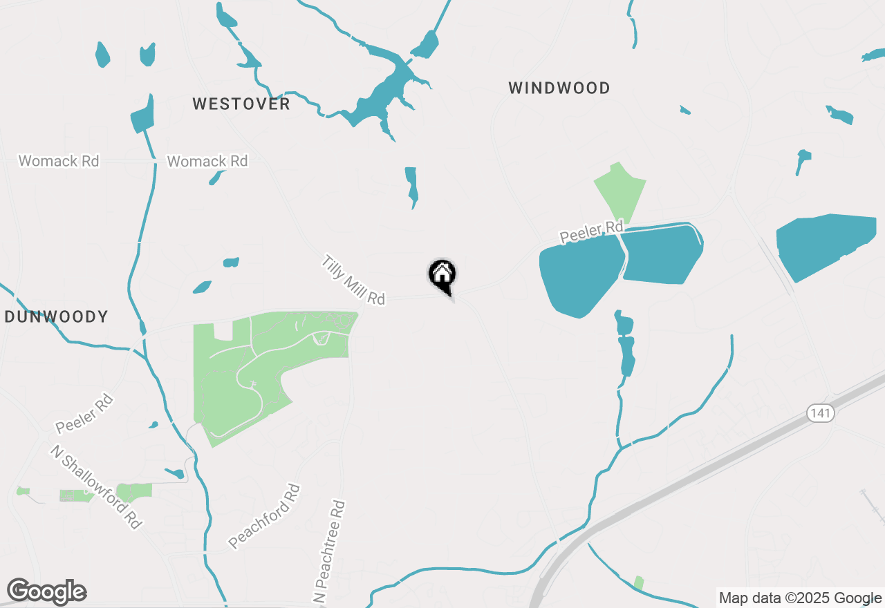 Map of 4834 Tilly Mill Road, Atlanta, GA 30360