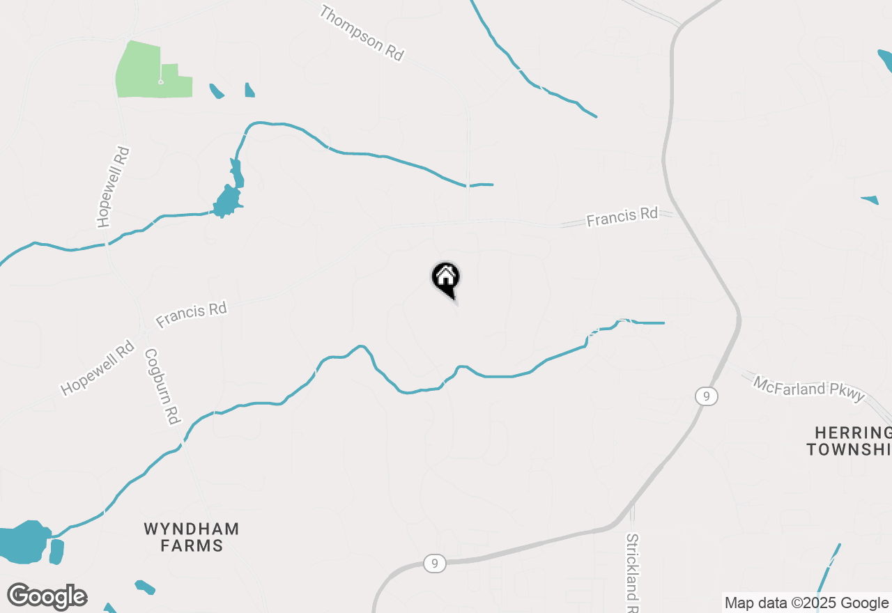 Map of 975 York Cove, Milton, GA 30004