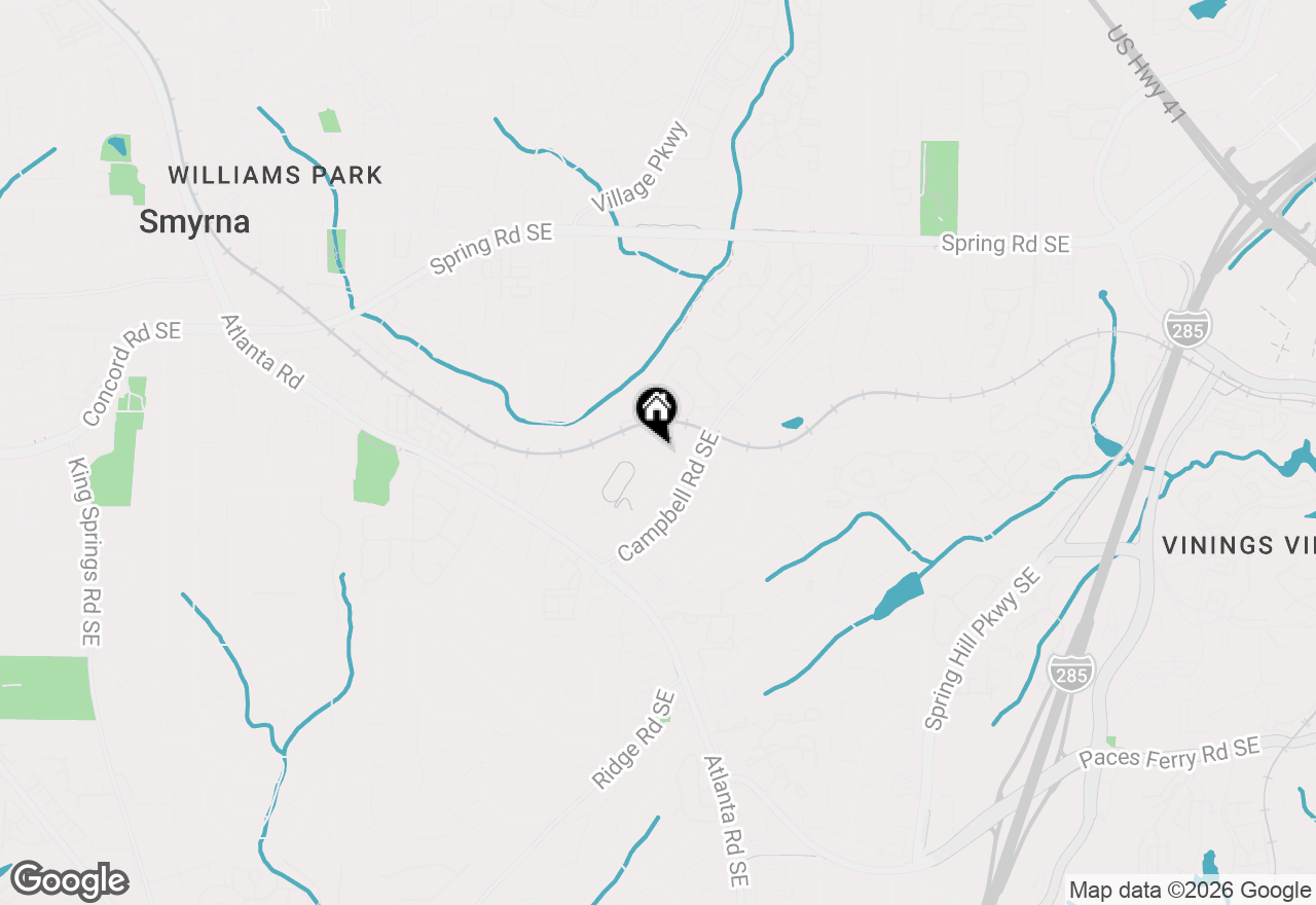 Map of 2018 Nancy Circle Se, Smyrna, GA 30080