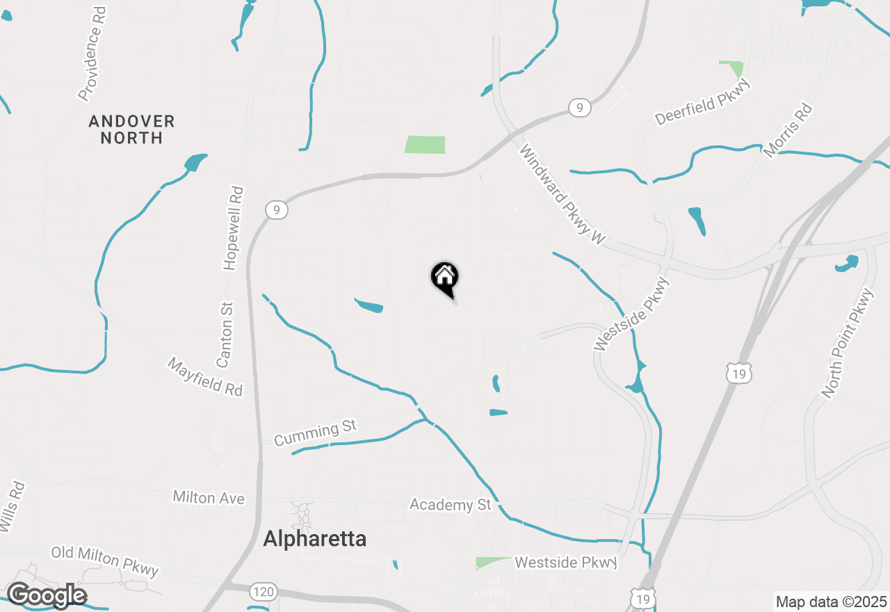 Map of 1225 Arborhill Lane, Alpharetta, GA 30004