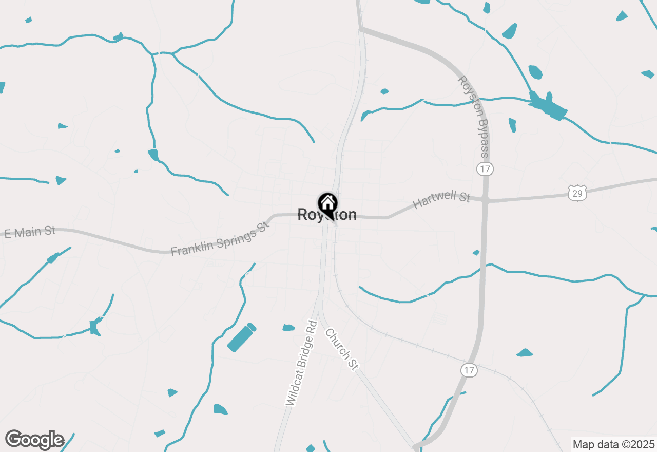 Map of 504 Bowers Street, Royston, GA 30662