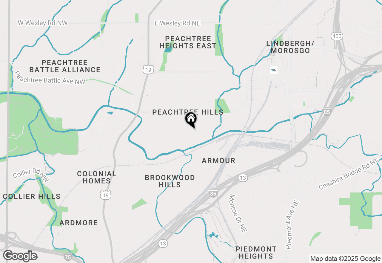 Map of 2226 Virginia Place Ne, Atlanta, GA 30305