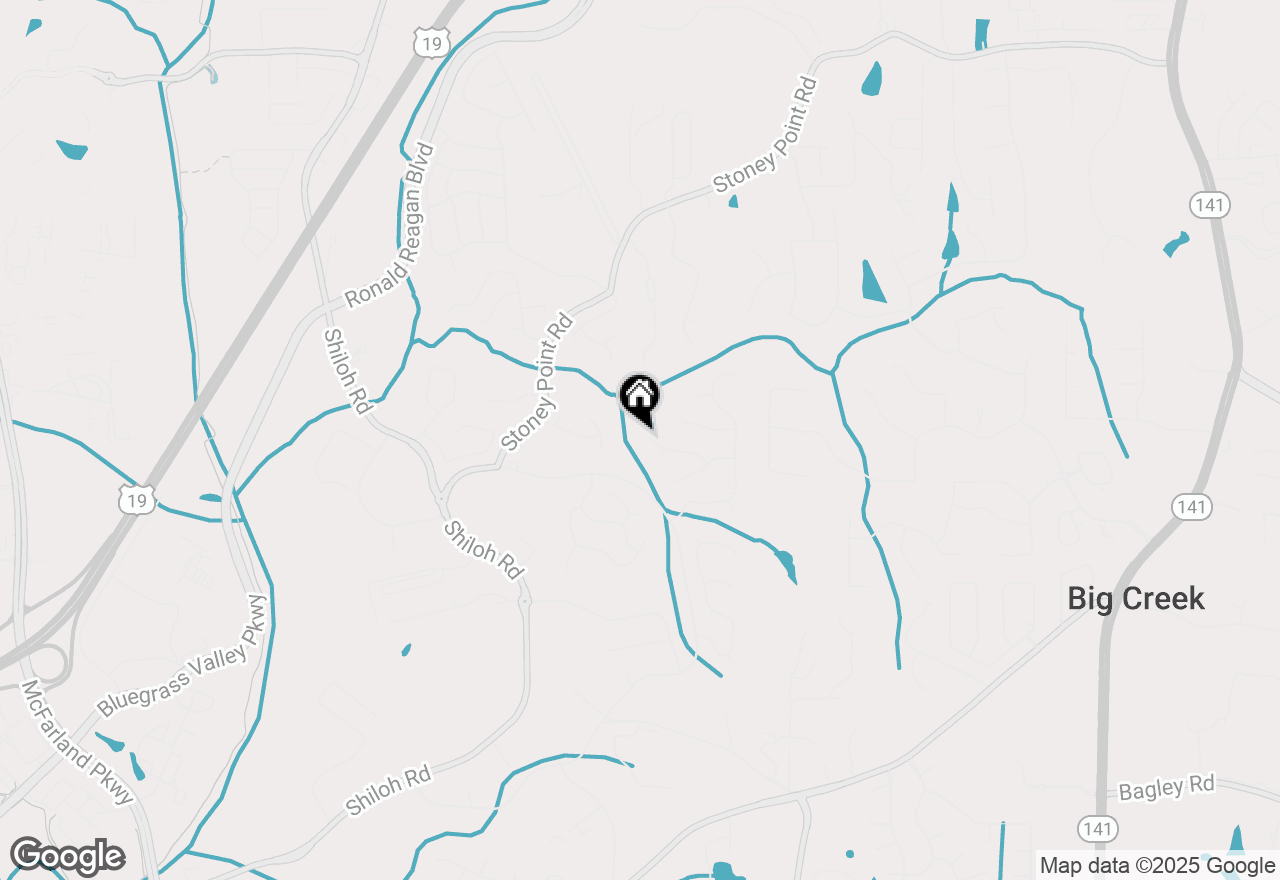 Map of 6845 Ulster Court, Alpharetta, GA 30005