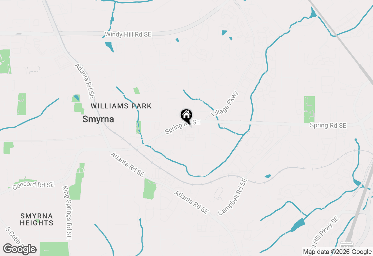 Map of 111 Spring Heights Lane #1, Smyrna, GA 30080