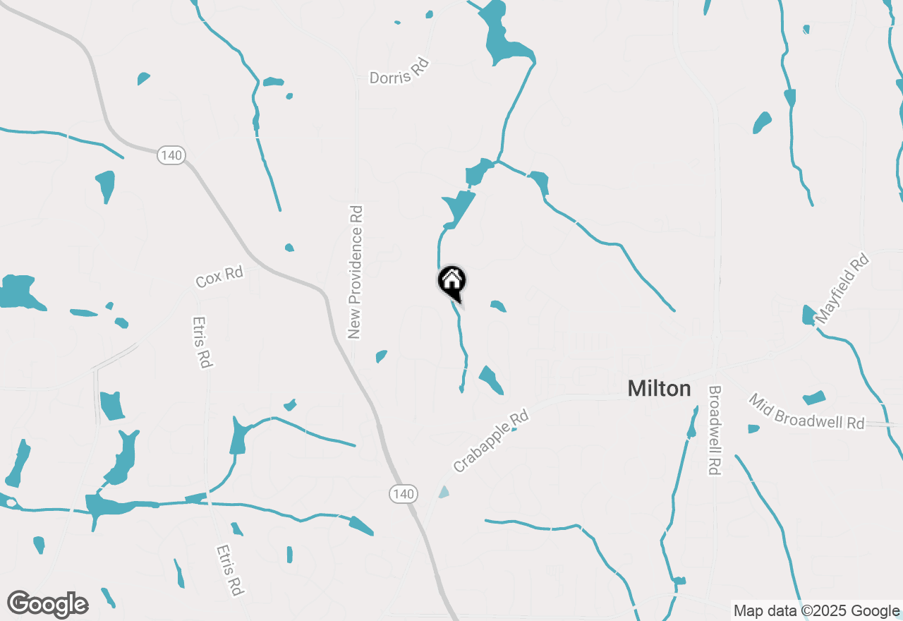 Map of 12892 Waterside Drive, Milton, GA 30004