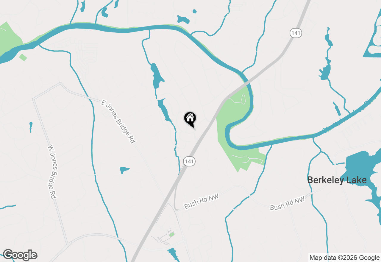 Map of 4855 Riverlake Drive, Peachtree Corners, GA 30097